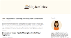 Desktop Screenshot of mujdatgokce.com